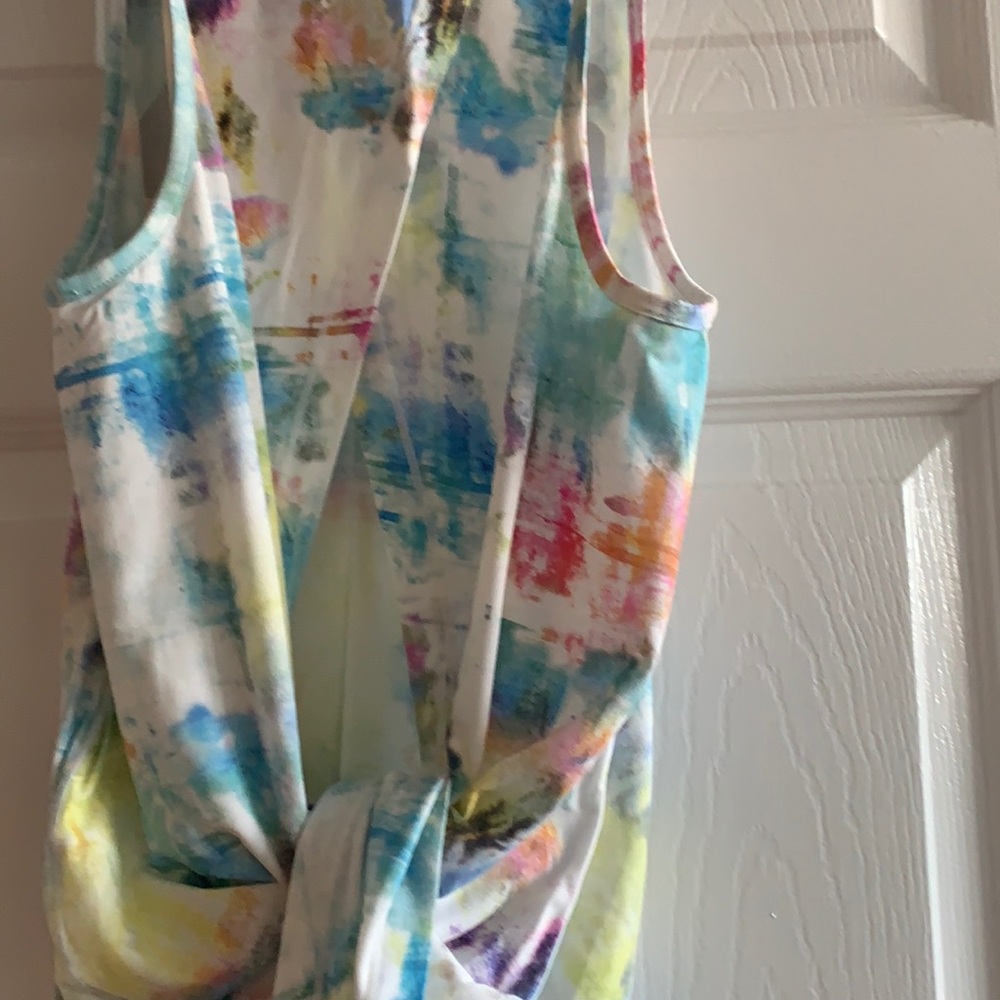 Brand new with tags tennis tie dye tank top small